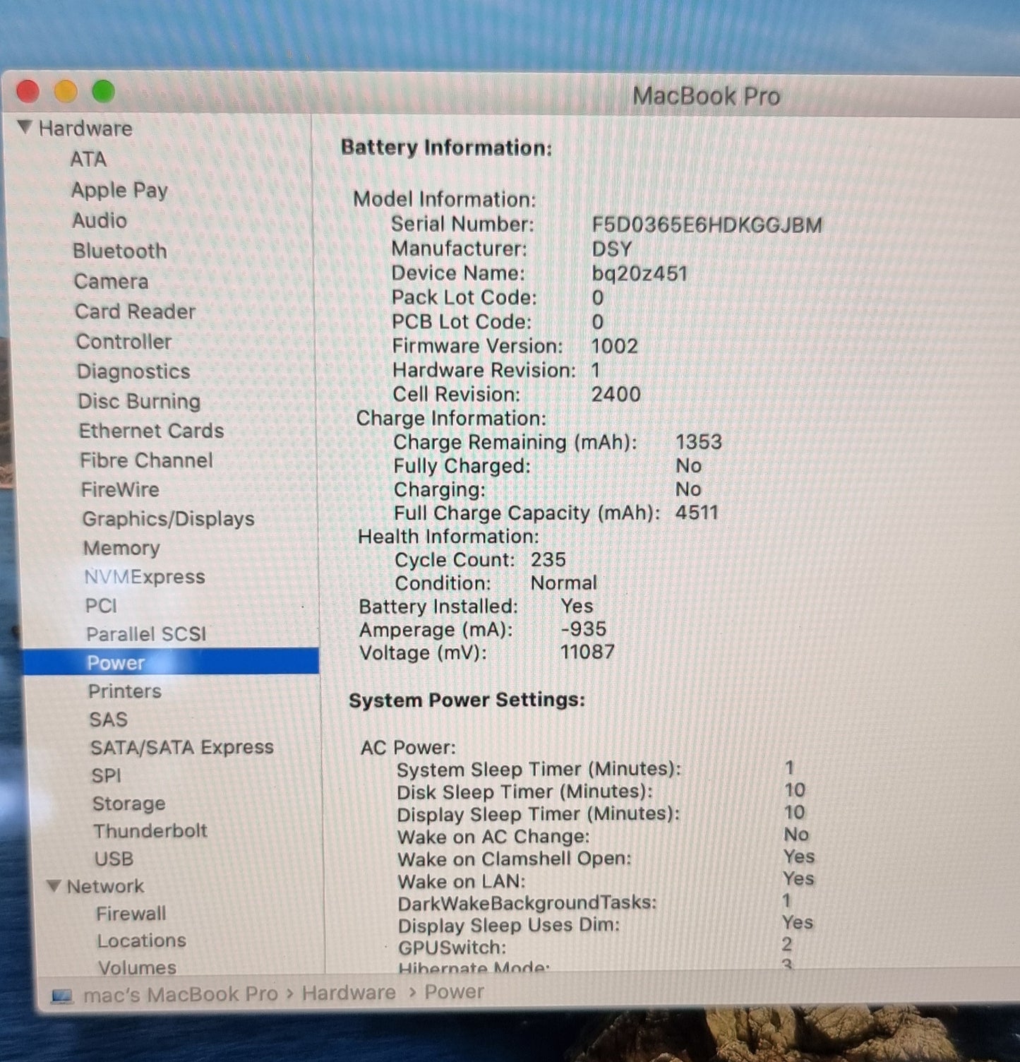 APPLE MACBOOK PRO 13 RETINA TOUCHID INTEL CORE i51.4GHZ 8GB 256GB 2020