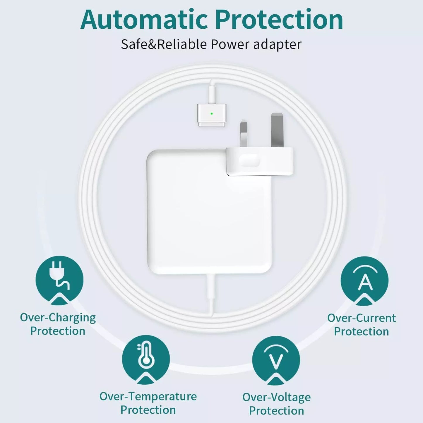 85W MagSafe 2 Charger For MacBook Pro 13" 15" 17" A1398 A1466 A1502 A1425 A1465
