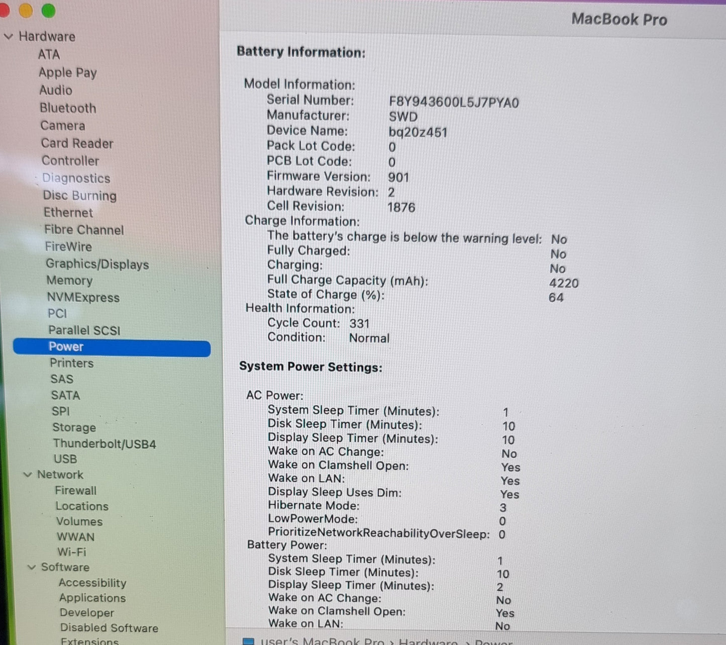 APPLE MACBOOK PRO 13 RETINA TOUCHBAR ID 2.8GHZ i7 16GB RAM 500GB SSD 2019/2020