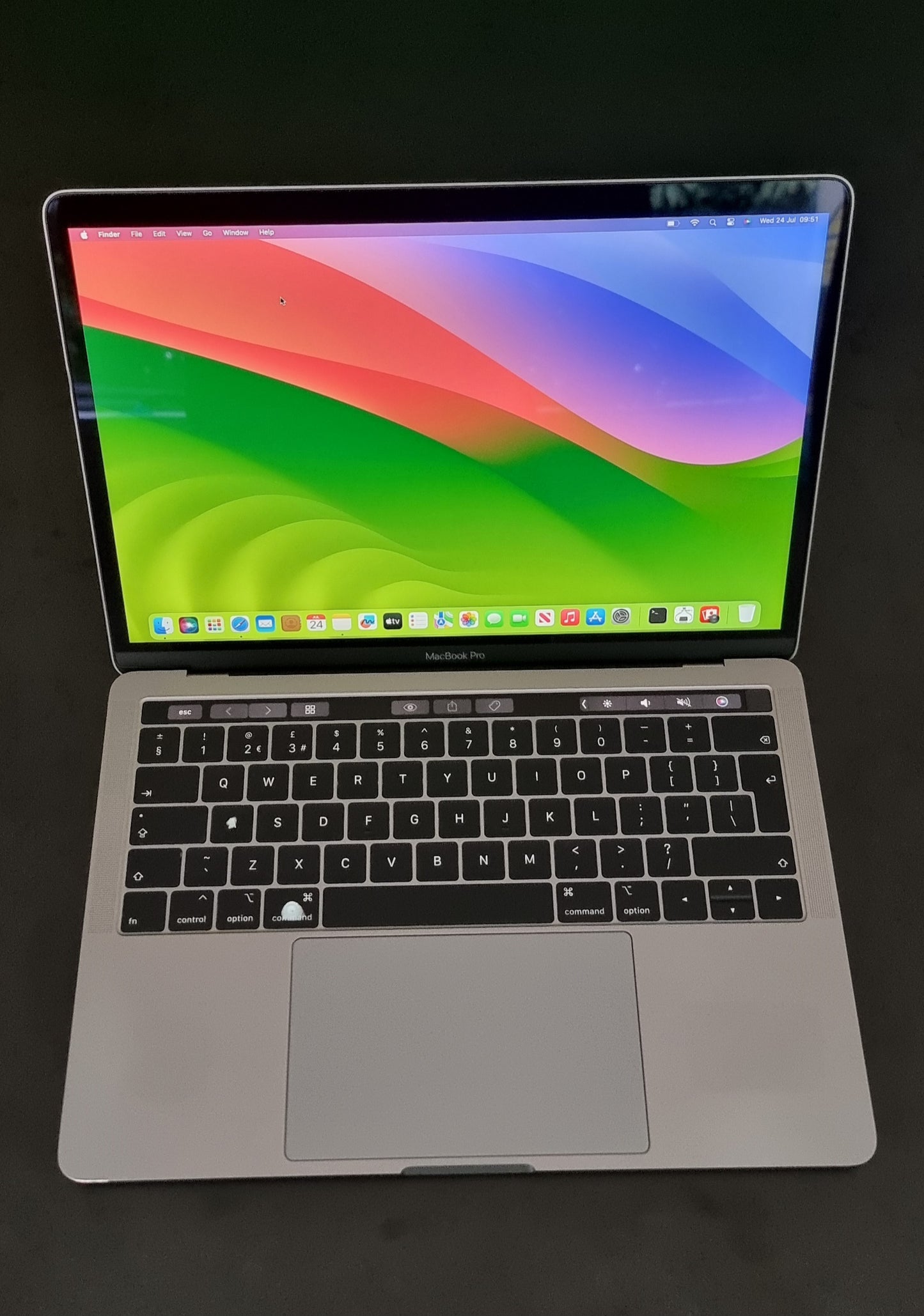 APPLE MACBOOK PRO 13 RETINA TOUCHBAR ID 2.8GHZ i7 16GB RAM 500GB SSD 2019/2020
